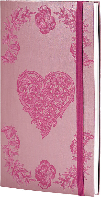 Castelli Notizbuch, 130 × 210 mm, liniert, Leimbindung, Softcover, 192 Seiten, 80 g/m² – mehrfarbig