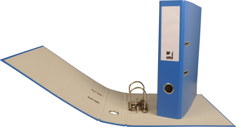 Q-connect Ordner – A4 hoch – 2-Ring Hebelmechanik – dunkelblau – FSC
