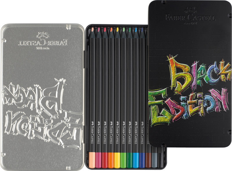 Faber-Castell Farbstifte Classic – 12 Farben, im Metalletui, Ø 3 mm, dreikantig, FSC