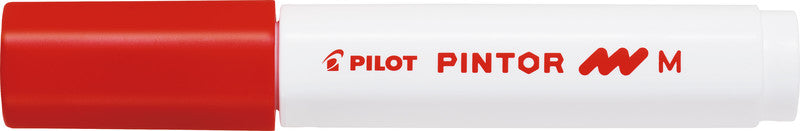 Pilot Pigment Marker Pintor – Rundspitze 1,5-2,2 mm – Sortiert – 4er-Set – Deckend