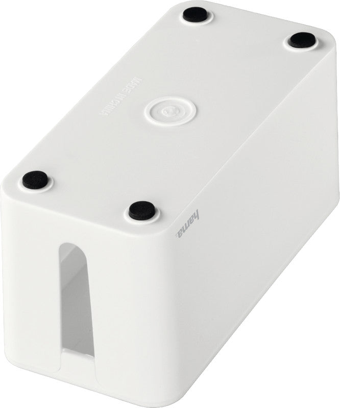 Hama Kabelbox – 230 × 118 × 115 mm, Kunststoff, Weiss
