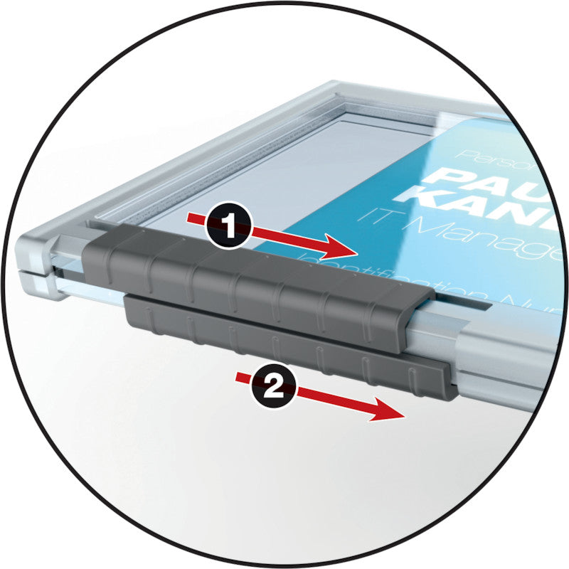 Durable Ausweishalter – für Betriebs- und Sicherheitsausweise – 87 × 54 mm, Kunststoff, transparent – 10 Stück