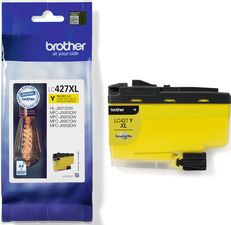 Brother Tintenpatrone, Gelb – für Inkjetdrucker/Multifunktionsgeräte