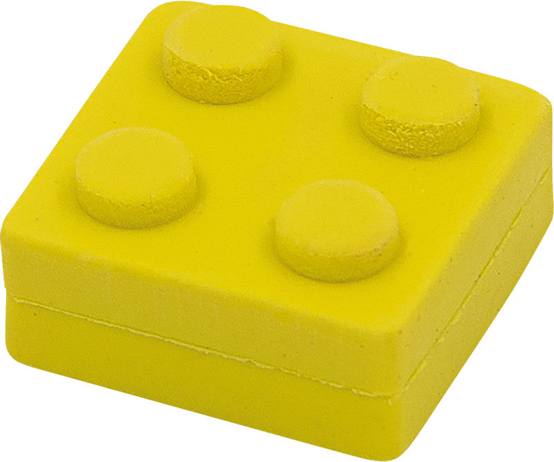 Wedo Radierer Bausteine Bricky – für Bleistifte – 25 × 13 × 25 mm – Kunststoff – sortiert – 4er-Pack