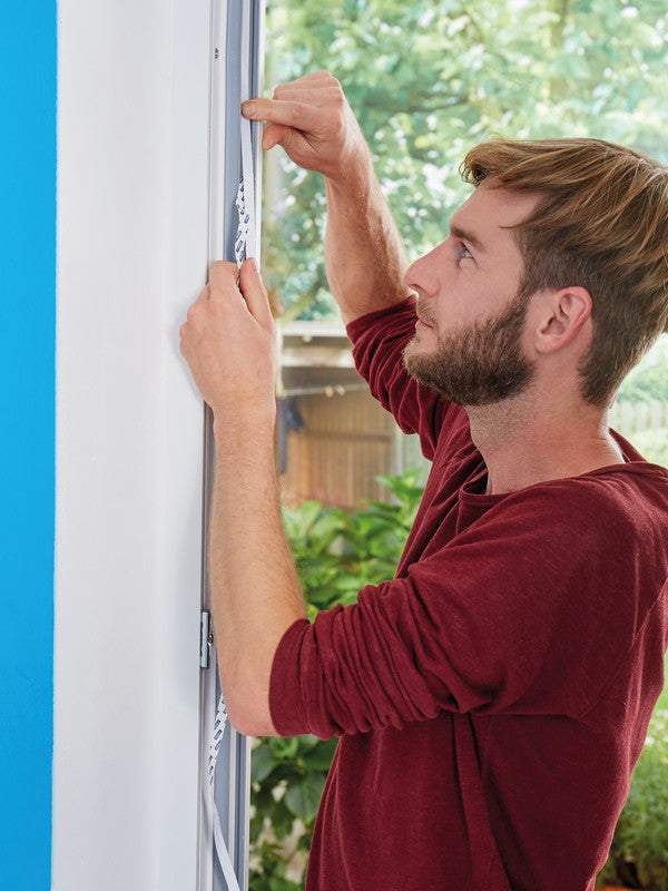 tesa Fliegengitter – für Fenster – 120 × 240 cm – Anthrazit