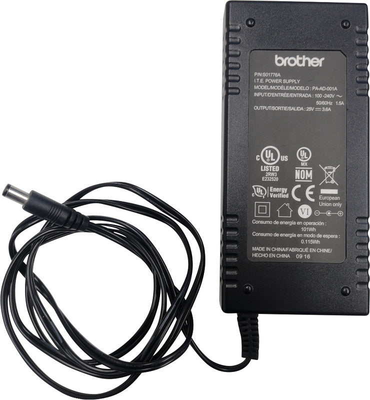 Brother Netzadapter, 25 V – für Beschriftungssysteme, schwarz, Kunststoff