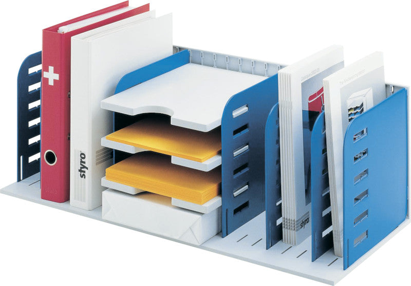 Styro Dokumentenablage – für Hängemappen 320 × 240 und 320 × 260 mm – 723 × 304 × 248 mm