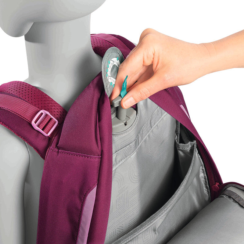 Coocazoo Rucksack Porter – Berry Bubbles – pink – 30/35 l – recycelte Materialien