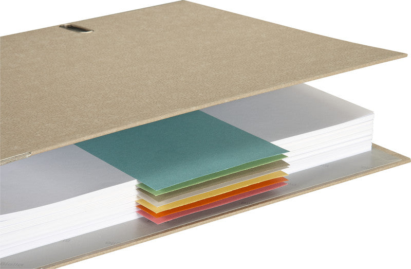 Noname Trennstreifen – für A4, Karton, blau, 2-fach, 100er-Pack