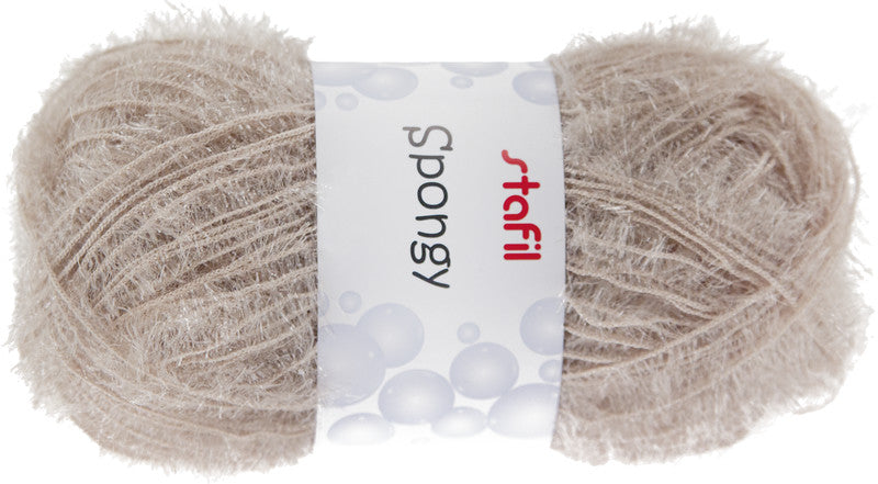 Stafil Schwammgarn, Polyester, Sand, zum Stricken