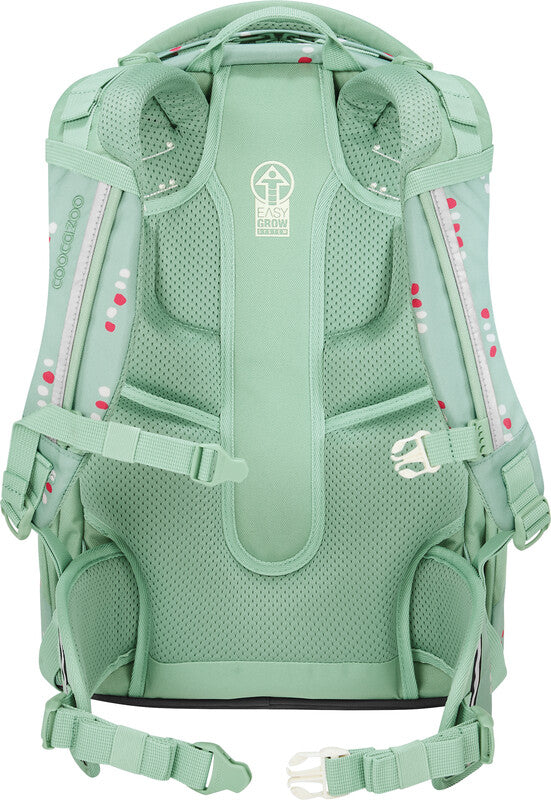 Coocazoo Rucksack Mate – Dancing Dots – 30 l, 30 × 46 × 23 cm – aus recycelten PET-Flaschen