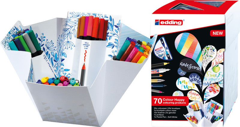 Edding Filzstifte, 70 Stk.