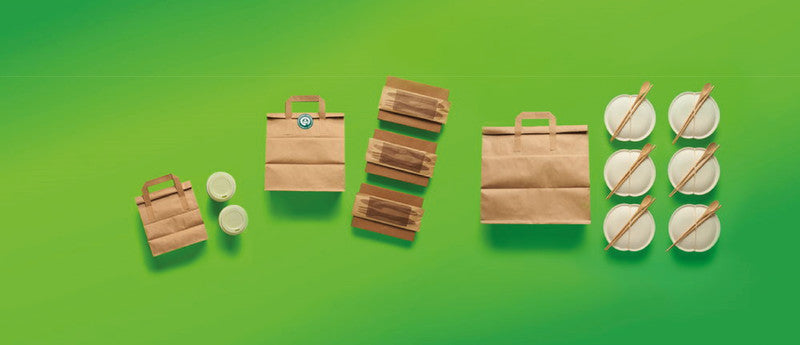 Duni BioPak Becherdeckel Bagasse – für 3,5 dl und 4,7 dl Becher, Weiss, 50 Stück