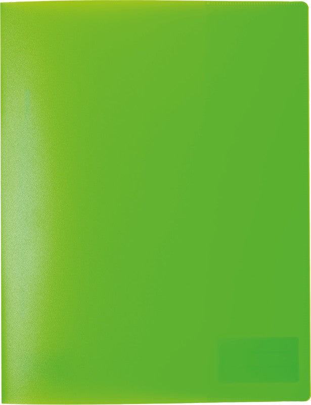 HERMA Schnellhefter Neon – A4, PP, Neongrün, Sichttasche