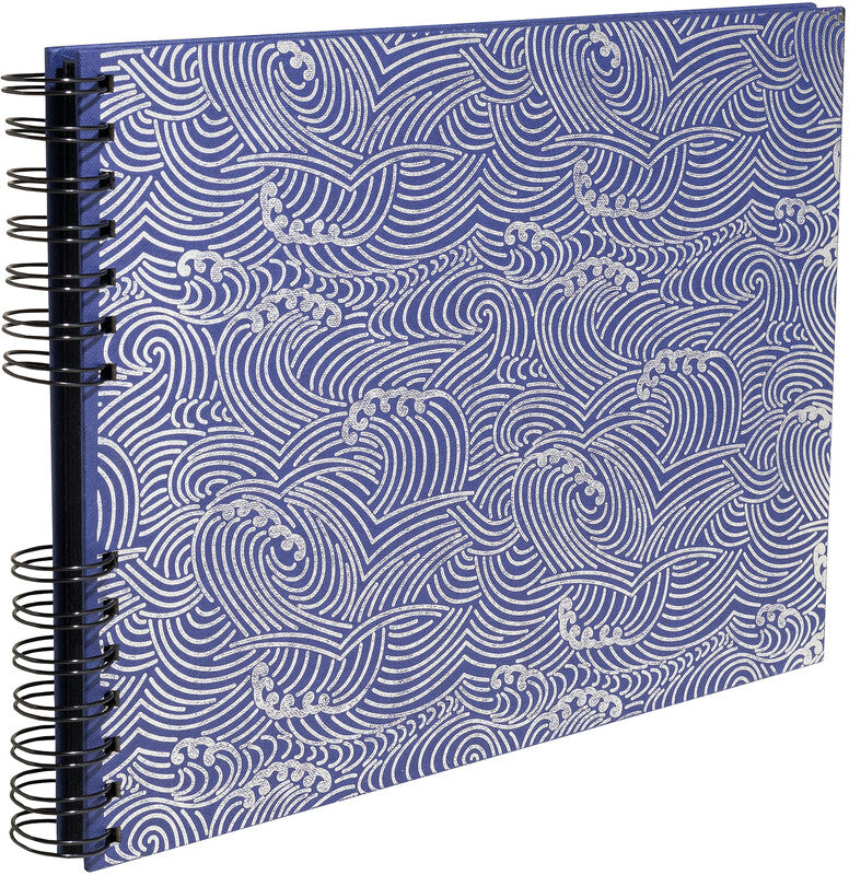 Exacompta Fotoalbum – Blau, mit Spiralbindung, Karton, 320 × 220 mm