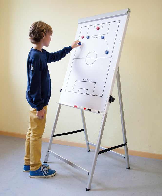 MAUL Flipchart – 70 × 100 cm, weiss, Metall, Recycling