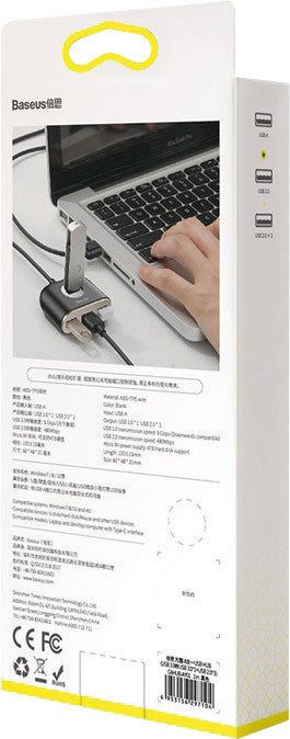 Baseus USB 3.0 Hub – Schwarz