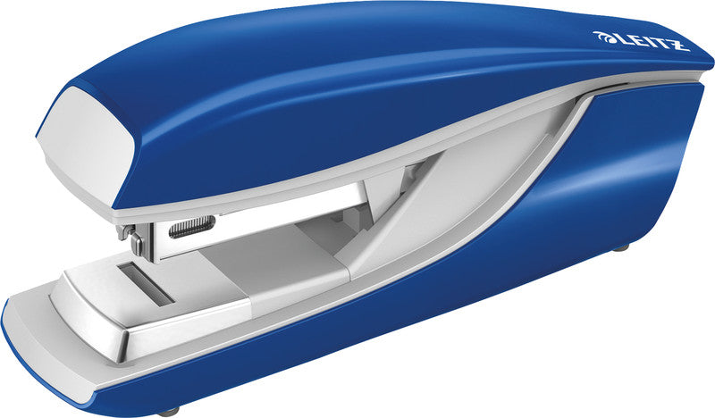 Leitz NeXXt 5505 – Hefter, 30 Blatt, für 24/6, 26/6, Flat-Clinch, Einlegetiefe 38 mm, Blau
