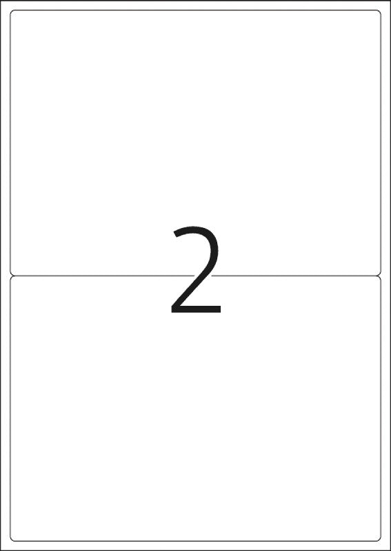 HERMA Schuletiketten – 199,6×143,5 mm, Abgerundete Ecken, 40 Stk, 20 Bogen, Papier, Ablösbar