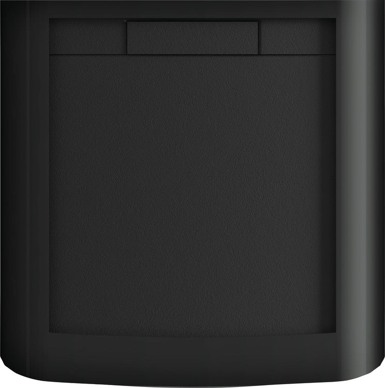 Q-connect Hygiene-Chassis – Spender für Seife und Desinfektionsmittel, Schwarz, B 106 × H 394 × T 106 mm