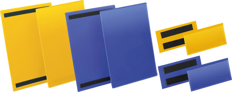 Durable Magnetclip – 297 × 74 mm, blau, wiederablösbar, magnetisch, 50er-Pack
