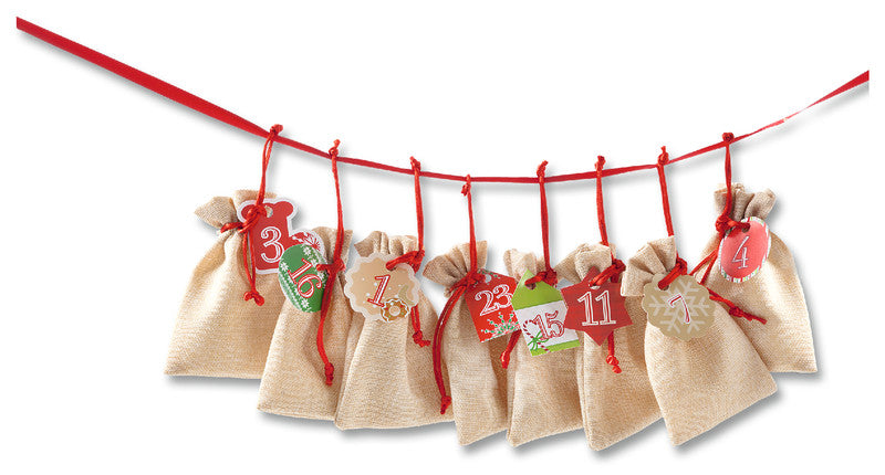 Folia Adventskalender-Set – 24 Beutel – 100 × 130 mm