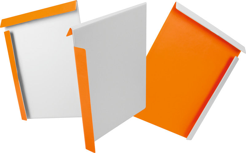 Biella Attraction Klemmbrett A4 Hoch/Quer – Karton, Magnetisch, Orange/Hellgrau