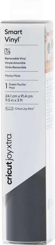 Cricut Vinylfolie matt – schwarz – 24,1 × 91,4 cm – für JOY Xtra Schneideplotter