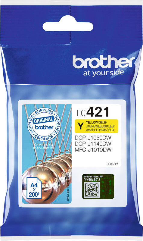 Brother Tintenpatrone, Gelb, 200 Seiten