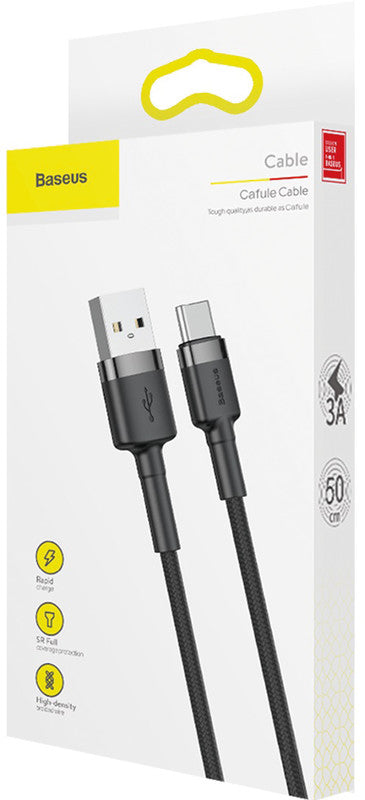 Baseus USB-Kabel, USB-C zu USB-A, 0,5 m, USB 2.0, universal