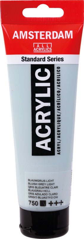Royal Talens Amsterdam – Acrylic Standard – Acrylfarbe – Hellblaugrau, 120 ml