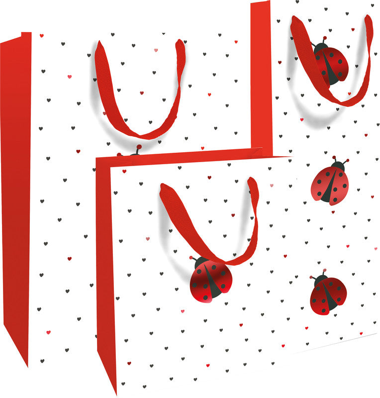 Braun + company Tragetasche First Season – Little Ladybird – Heissfolienprägung – 260 × 360 × 130 mm