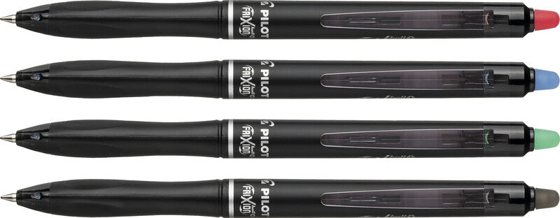 Pilot FriXion Ball+ – radierbares Tintenroller-Set mit Kappe, 0,7 mm, blau, für Linkshänder