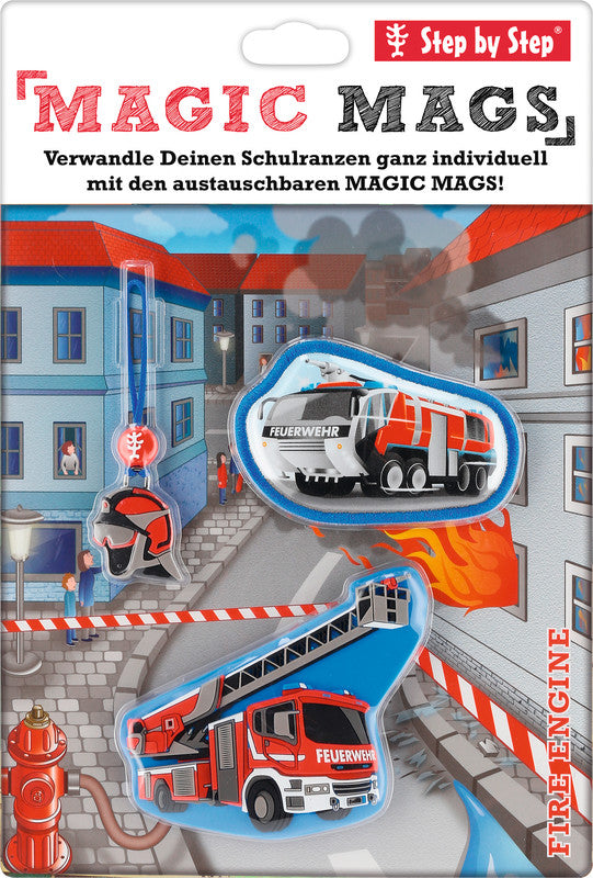 Step by Step Magic Mags Zubehörset – 3-teilig – Fire Engine Brandon – für Cloud, Space, 2in1 Plus und andere