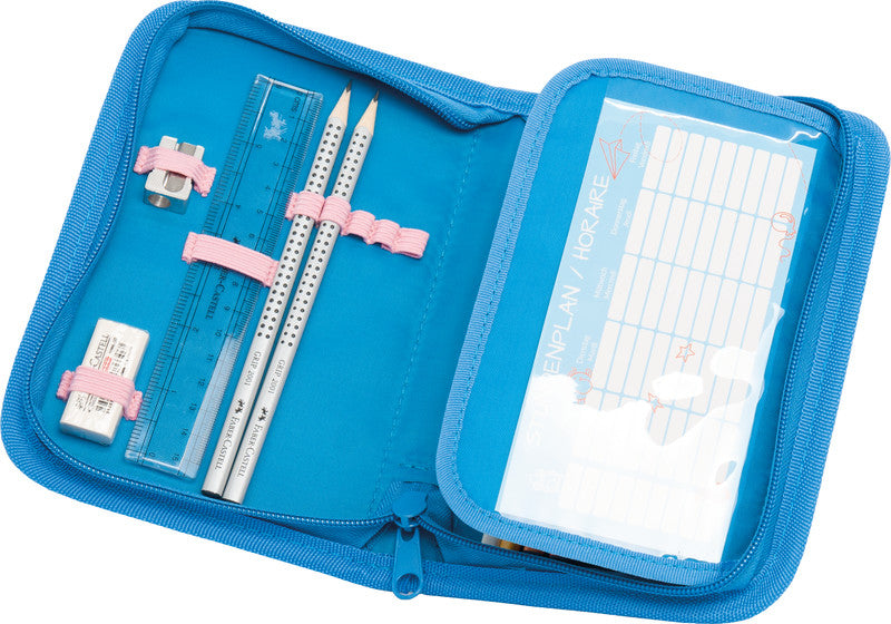 Funki Slim-Bag Etui mit 2 Klappen, gefüllt, 24-teilig – Hawaii – Kunststoff – 23,0 × 14,0 × 4,0 cm