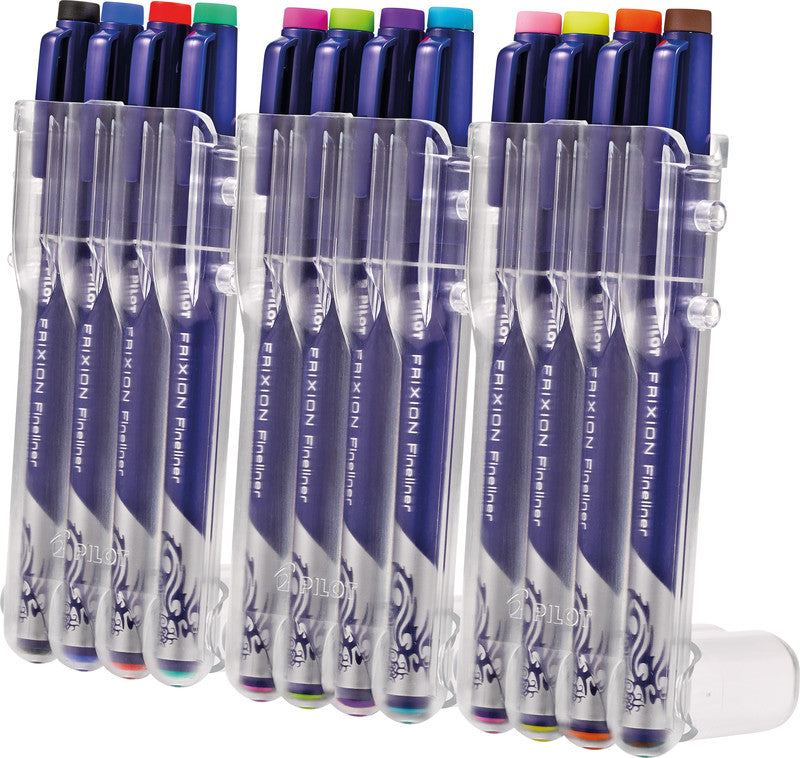 Pilot FriXion Set2Go Fineliner – 12er-Set 1,3 mm – 12 Farben, sortiert