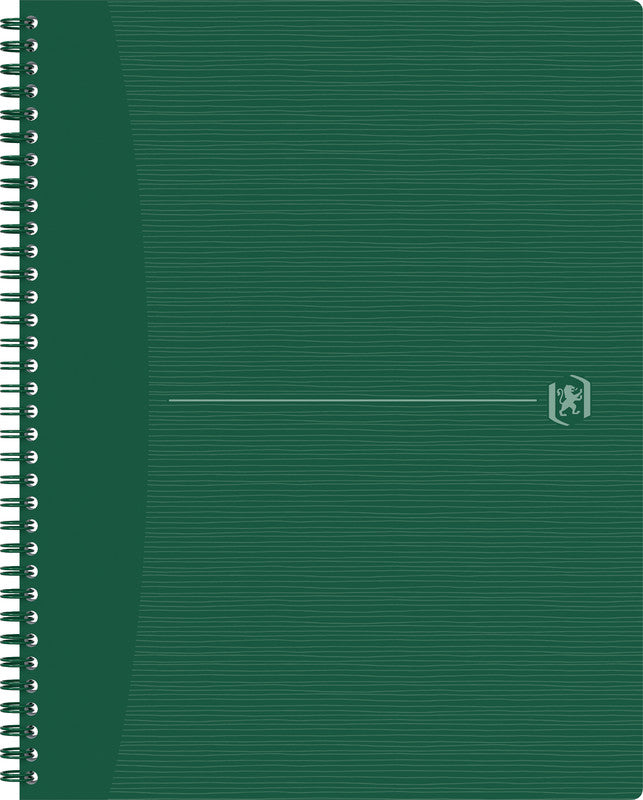 Elba Spiralheft A4+, kariert, 70 Blatt, mikroperforiert, 90 g/m² – grün, für SCRIBZEE App