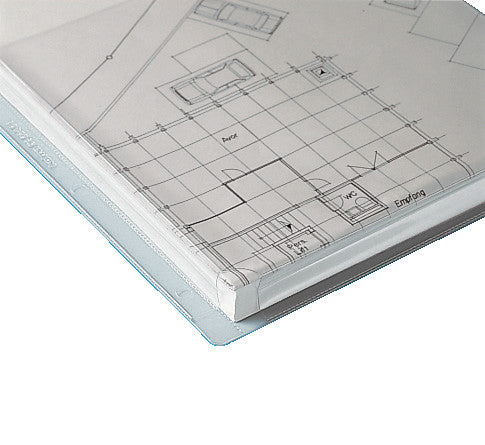 Q-connect Sichtmappe A4, transparent, Kunststoff, glänzend, 180 µm, 50er-Pack