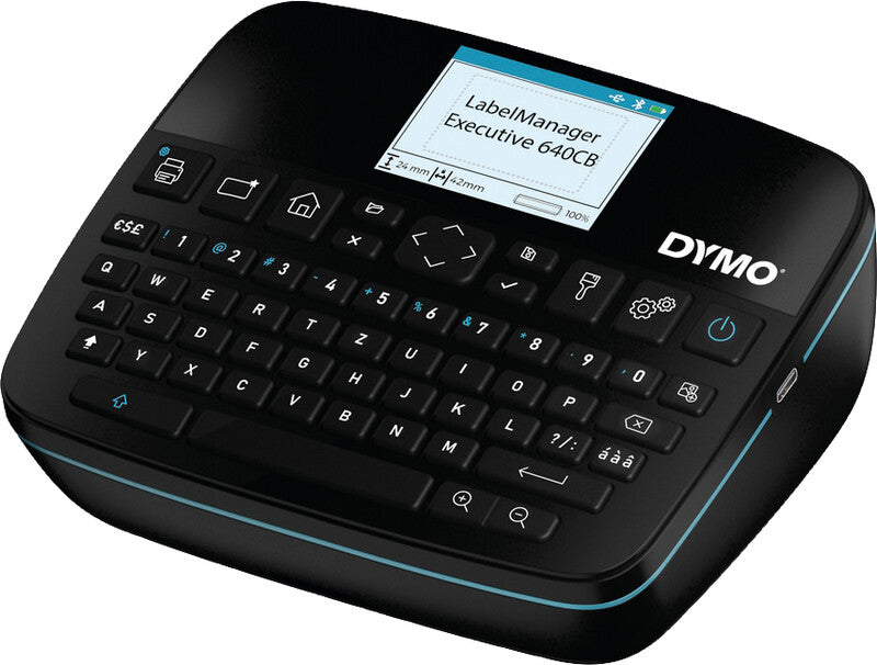 DYMO LabelManager Executive 640CB – Beschriftungsgerät, für D1-Bänder 6–24 mm, USB-C, Bluetooth, Auto-Cutter