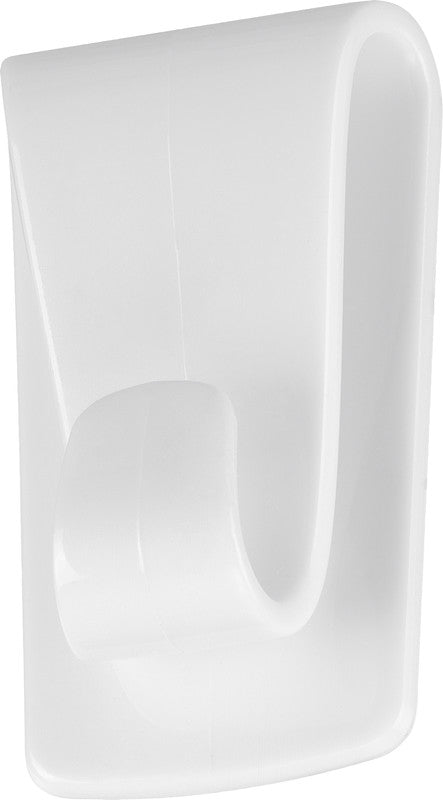 TESA Klebehaken – Kunststoff, weiss, 12 × 14 × 2,0 cm – 2er-Pack