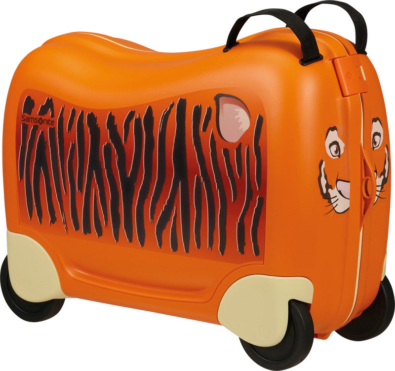 Samsonite Ride-on-Kindertrolley Handgepäck – 30 l, Hartschale PP, 4 Rollen, Tiger T., 52 × 38 × 21 cm