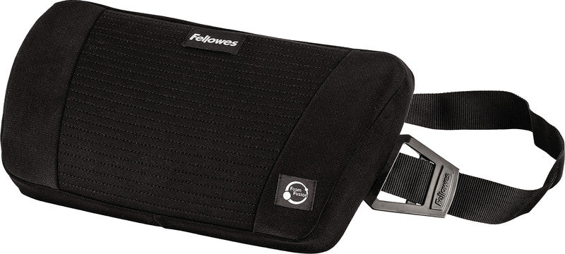 Fellowes Schreibunterlage PlushTouch – Schwarz – 80 × 350 mm – Textil