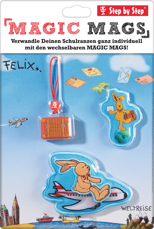 Step by Step Magic Mags Zubehörset – 3-teilig – Felix Weltreise – für Cloud, Space, 2in1 Plus und andere