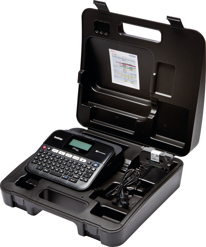 Brother D450VP – Beschriftungsgerät für TZe-Bänder 3,5–18 mm, USB, Auto-Cutter, 20 mm/s
