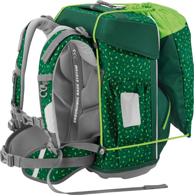 Step by Step Basis Schulrucksack-Set – 4-teilig – Green Graphics