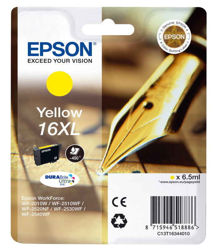 Epson Tintenpatrone 16XL, Gelb