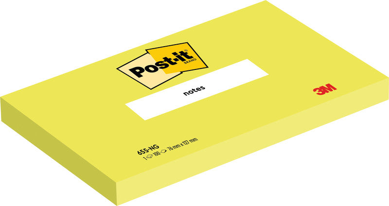 Post-it Haftnotizen – 127×76 mm – Neongrün, 100 Blatt