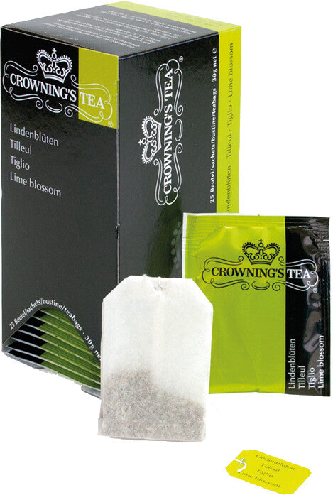 Crowning's Tea – Lindenblüte – Teebeutel, Früchtetee – 25 Beutel