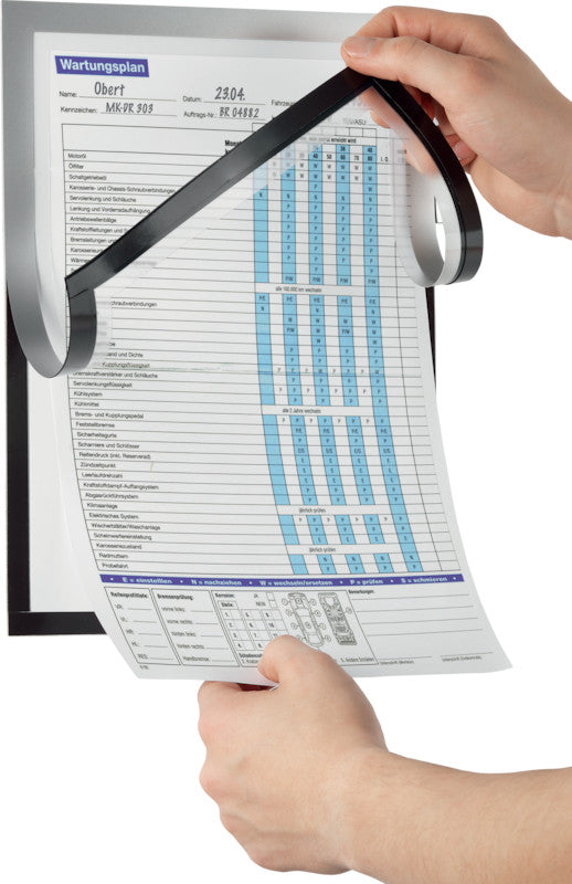 Durable DURAFRAME Magnetischer Notizrahmen – A4 – Schwarz