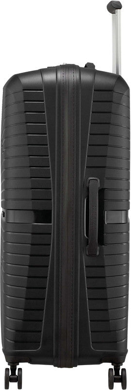 American Tourister Trolley Airconic – 101 l, Hartschale, 4 Doppelrollen, mit TSA, Onyx Schwarz, 49 × 77 × 31 cm
